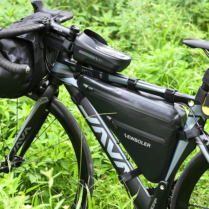 Sacoche cadre vélo triangle 4L imperméable