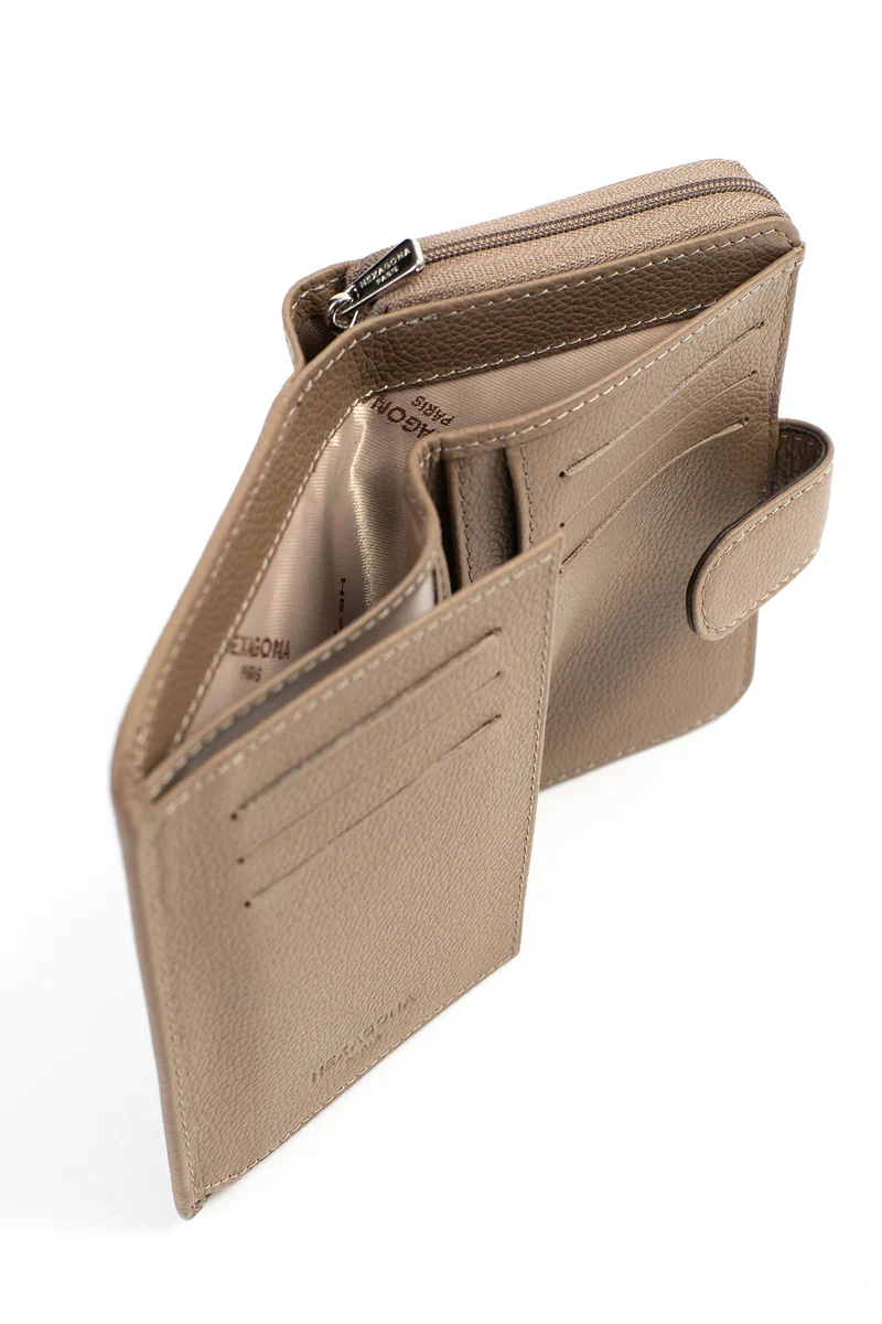 Portefeuille - 2 volets - Cuir