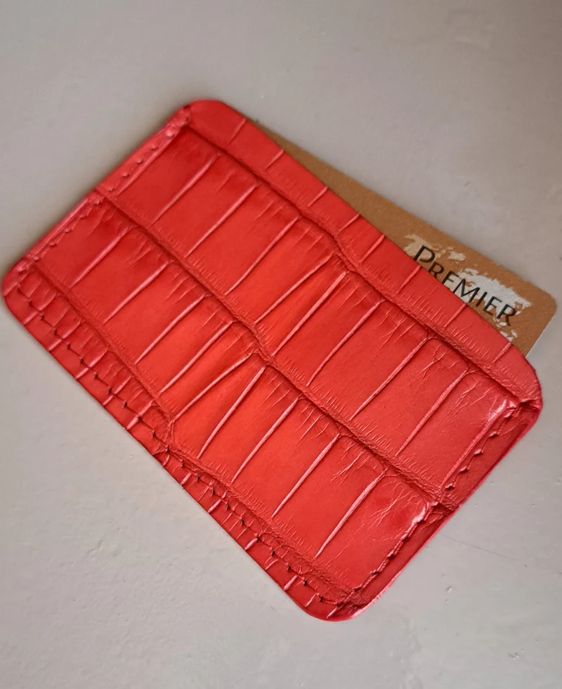 Porte-cartes Le Croco