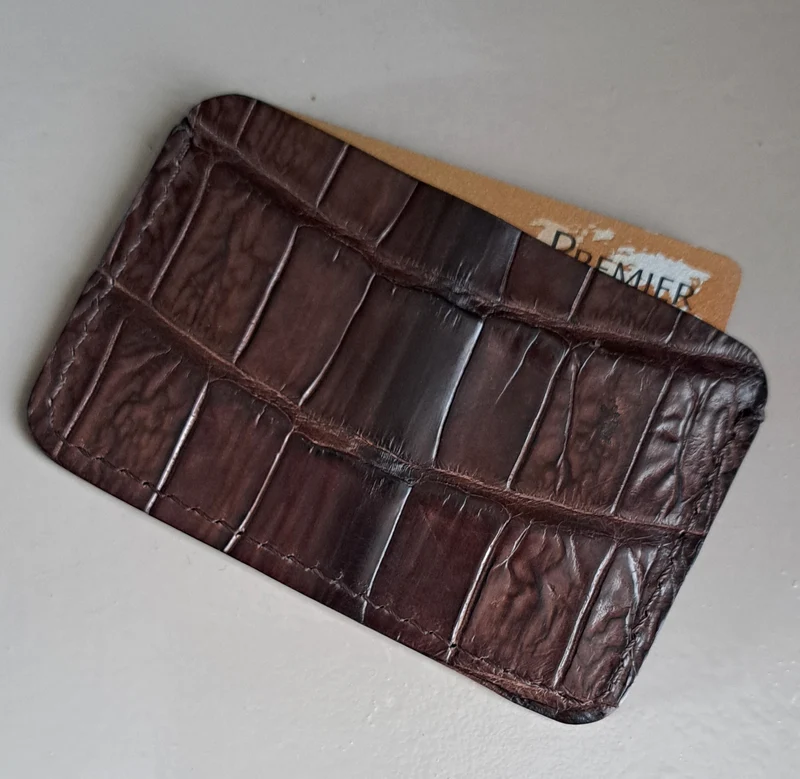 Porte-cartes Le Croco