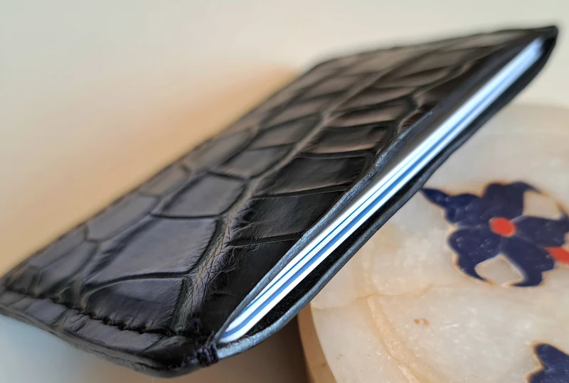 Porte-cartes Le Croco