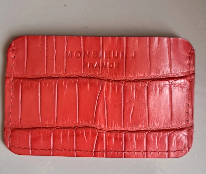 Porte-cartes Le Croco