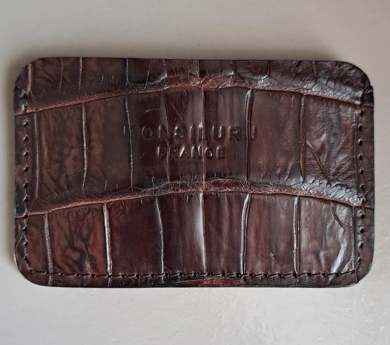 Porte-cartes Le Croco