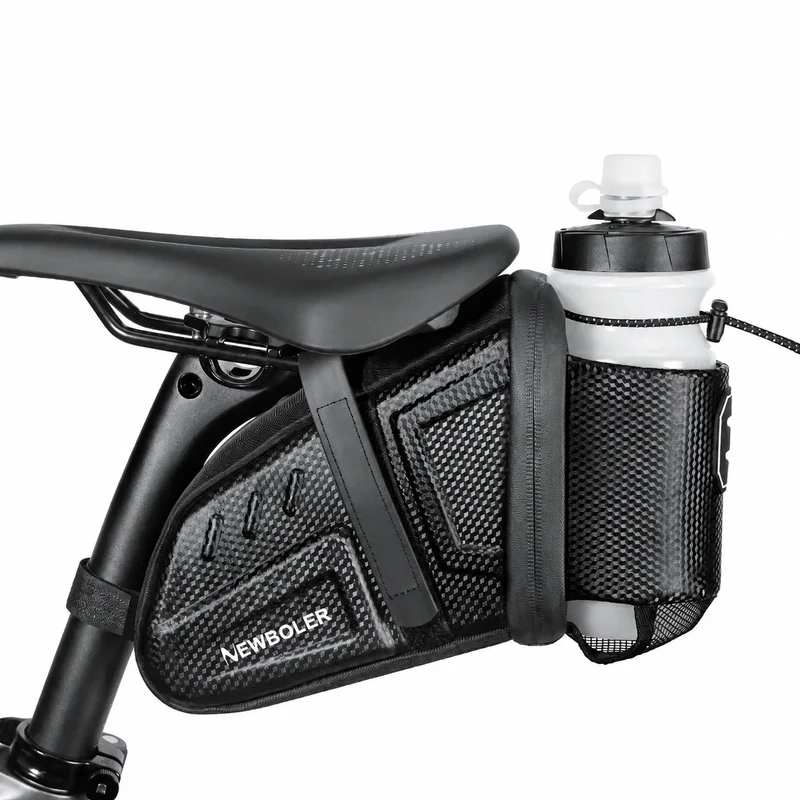 Sacoche Vélo 2 en 1 Selle & Porte-Bouteille 2,5L