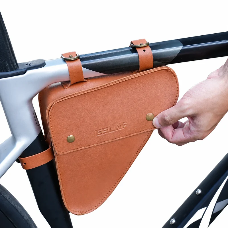 Sacoche Vélo Vintage Style Cuir