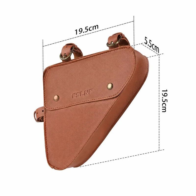 Sacoche Vélo Vintage Style Cuir