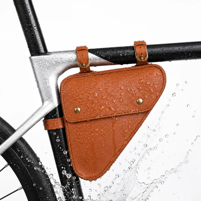 Sacoche Vélo Vintage Style Cuir