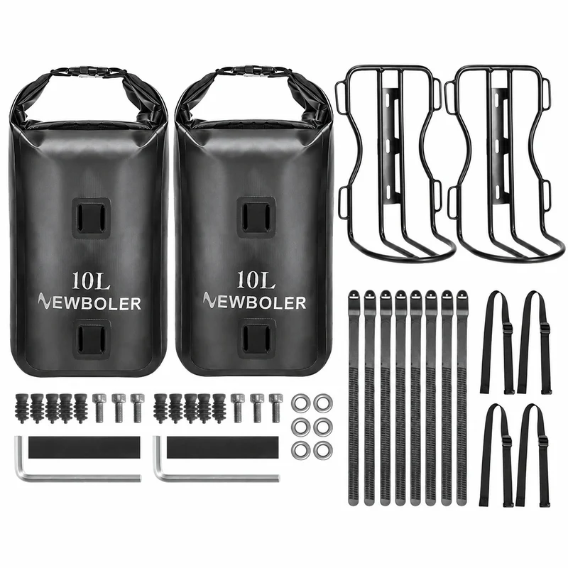 Sacoche de Fourche Vélo Étanche 2x10L