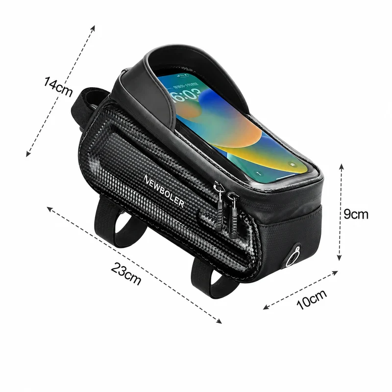 Sacoche Vélo Téléphone Étanche 2L