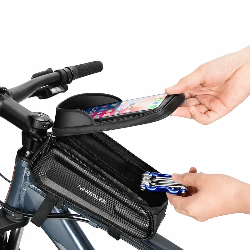 Sacoche Vélo Téléphone Étanche 2L