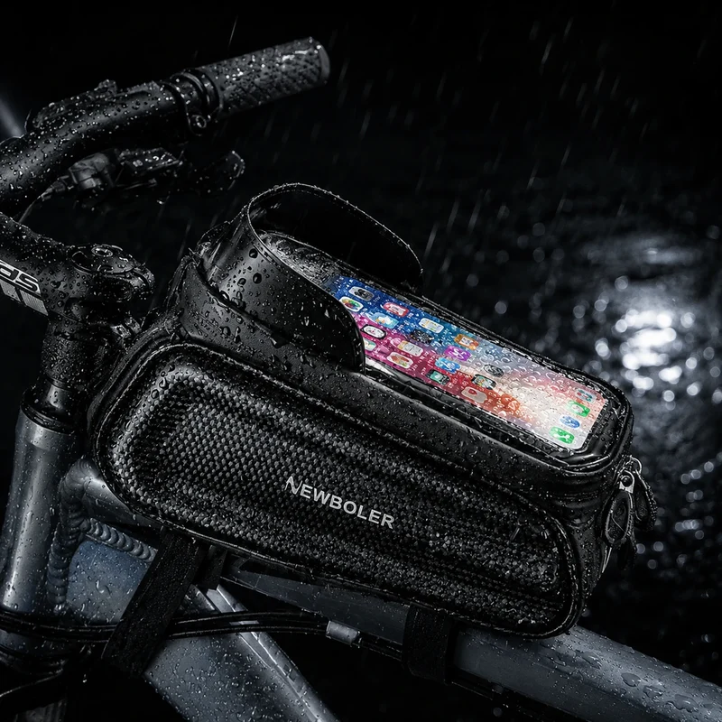 Sacoche Vélo Téléphone Étanche 2L