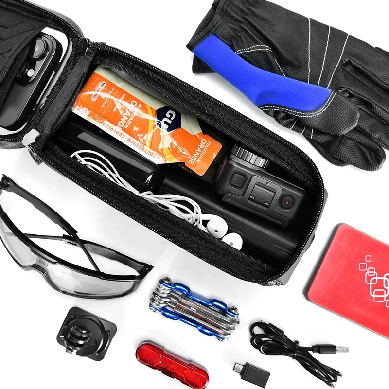 Sacoche Vélo Téléphone Étanche 2L