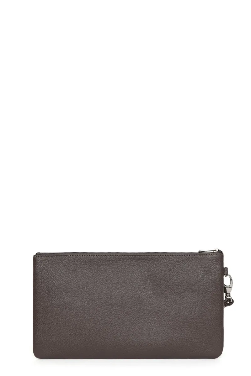 Pochette dragonne - Cuir