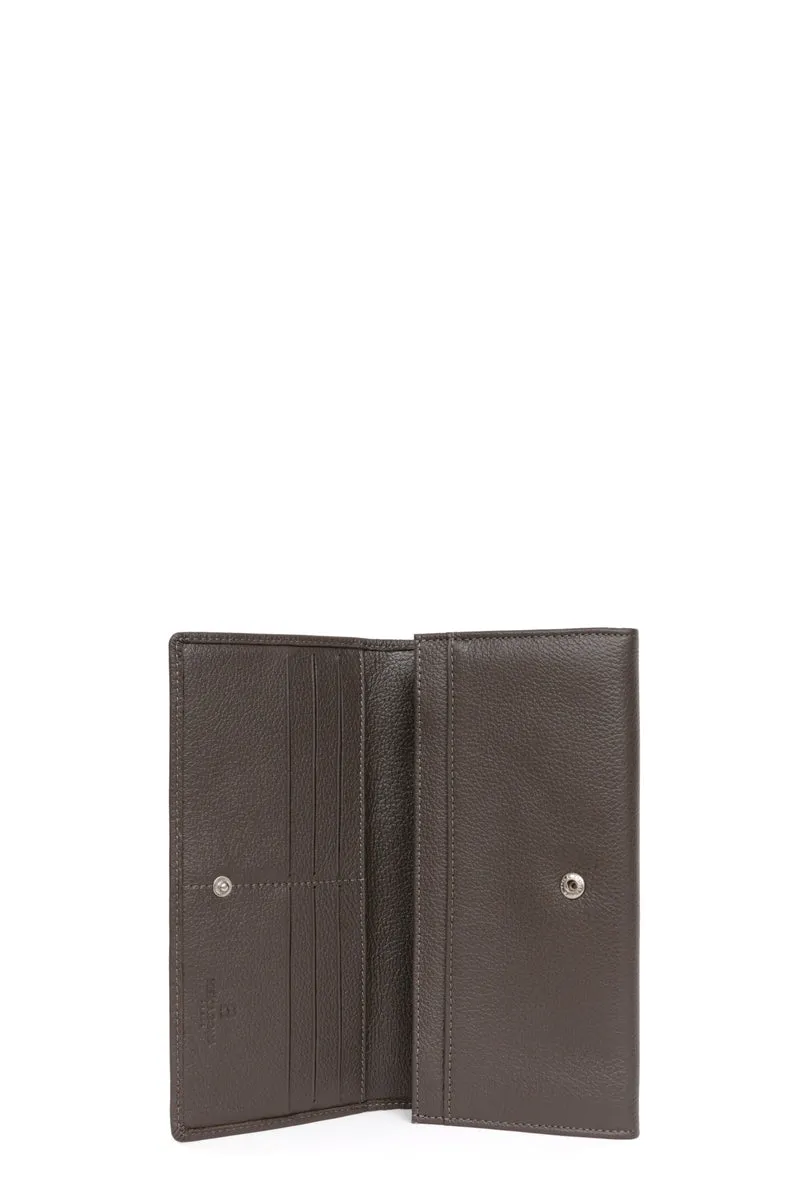 Portefeuille long - 1 volet - Cuir