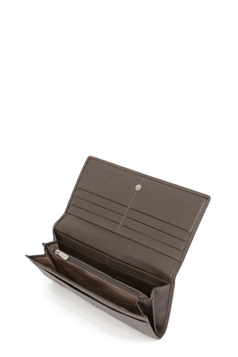 Portefeuille long - 1 volet - Cuir