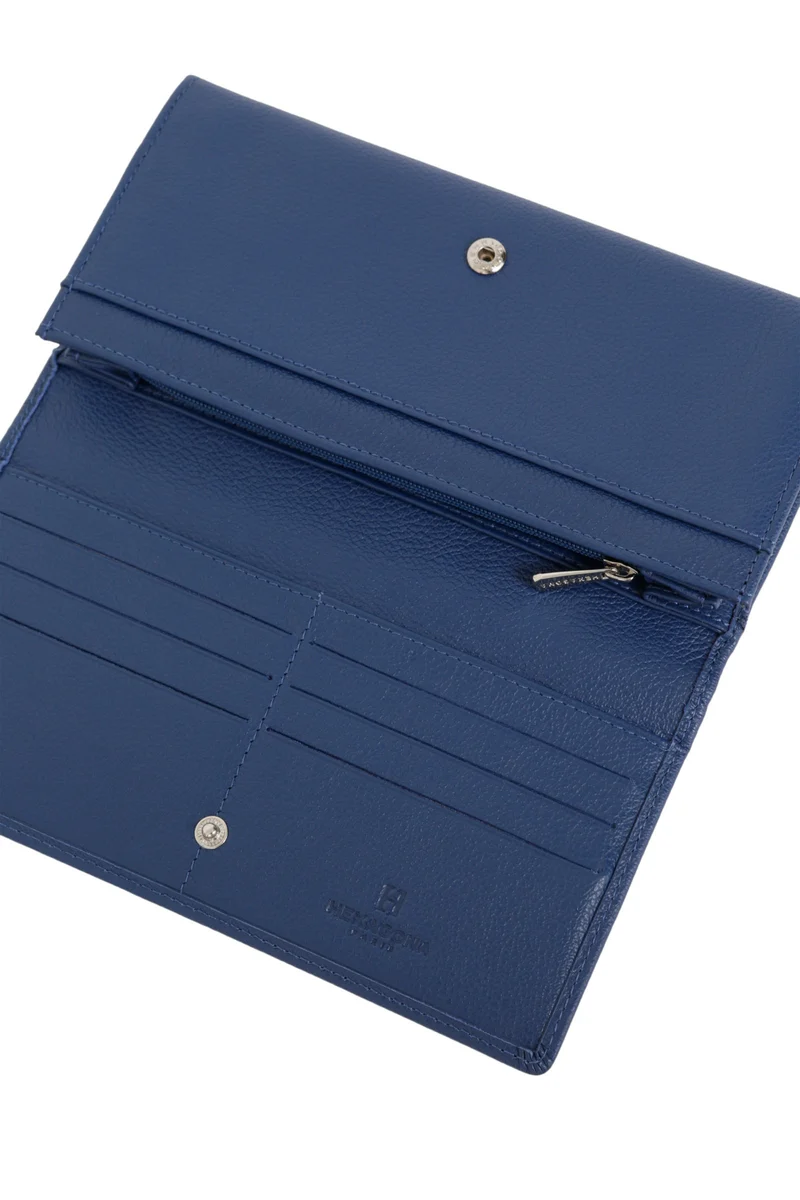 Portefeuille long - 1 volet - Cuir