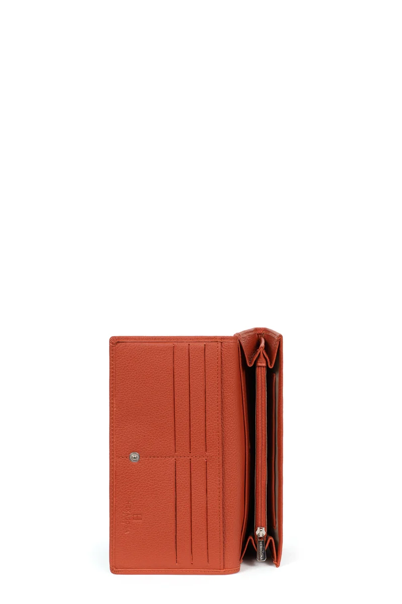 Portefeuille long - 1 volet - Cuir