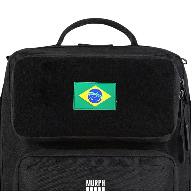 Patch Velcro - Drapeau Brésil PVC