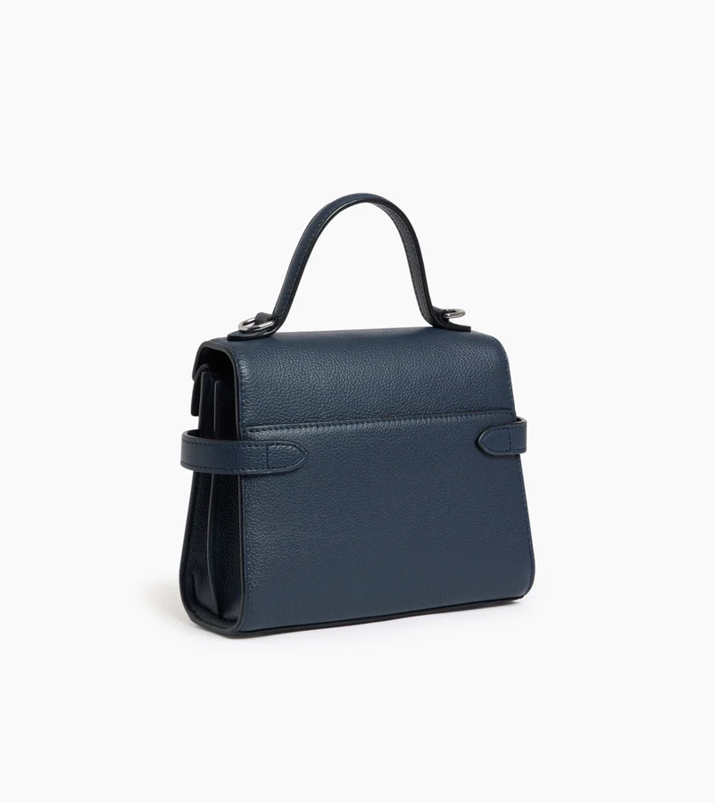 Petit modèle Emilie double rabat Le Tanneur Marine