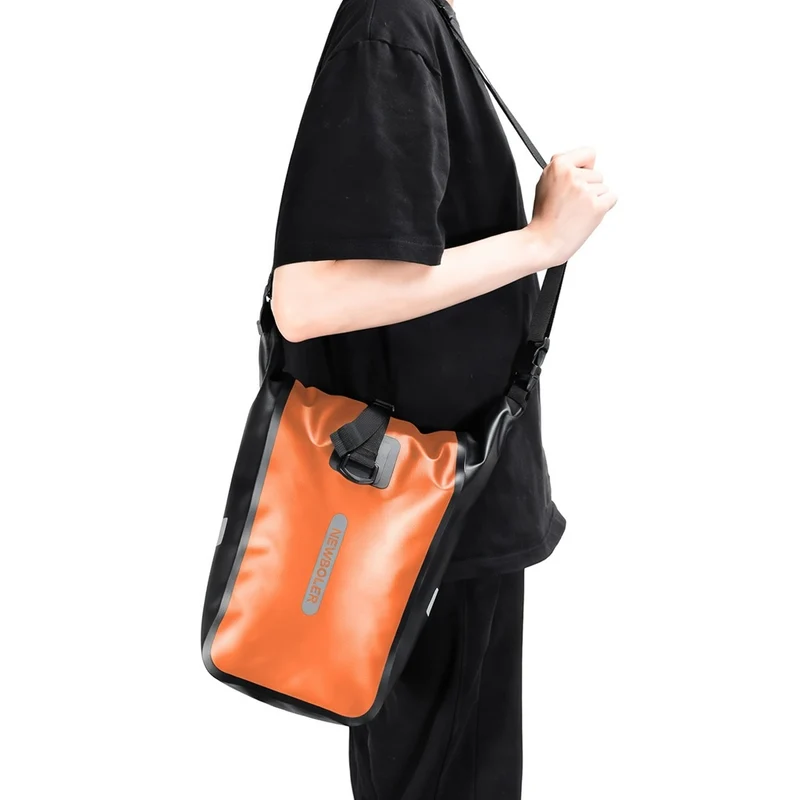 Sacoche vélo Porte-Bagages 2x10L Orange