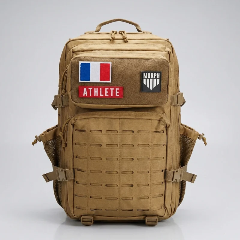 Sac à Dos Tactique 45L Hero - Marron