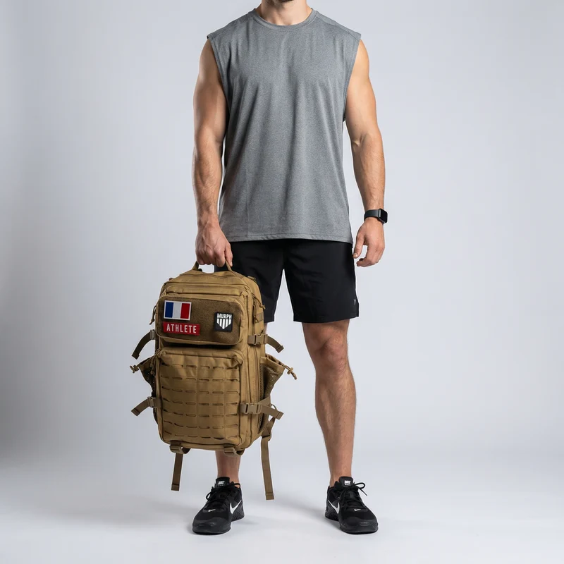 Sac à Dos Tactique 45L Hero - Marron