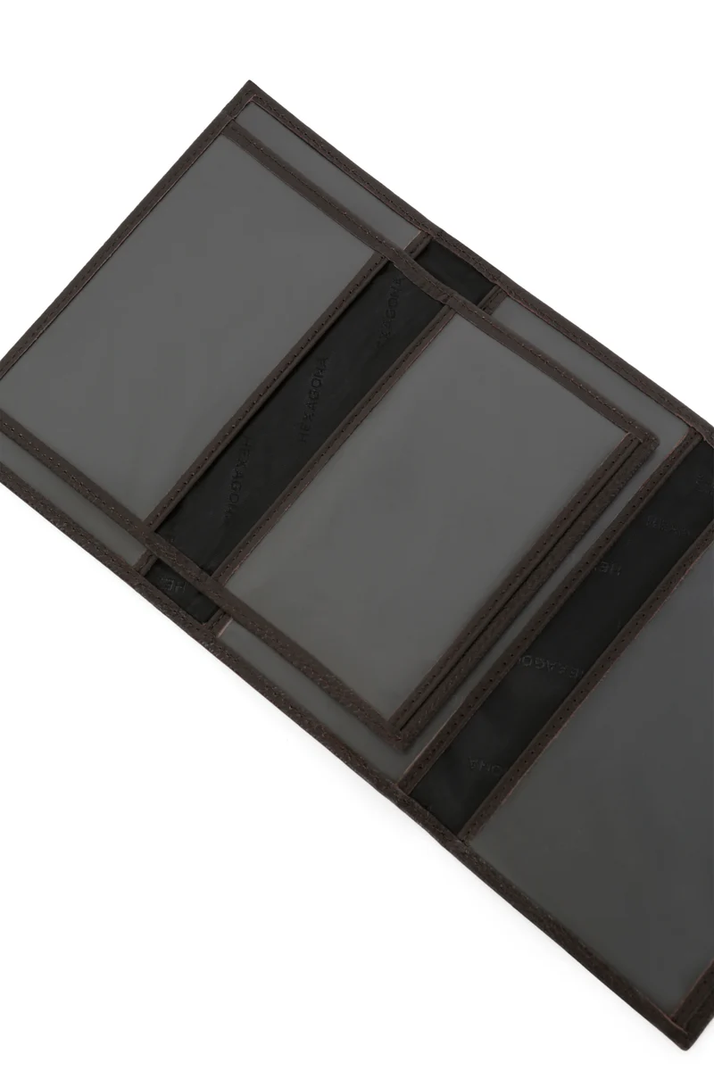 Porte-papiers - 3 volets - Cuir