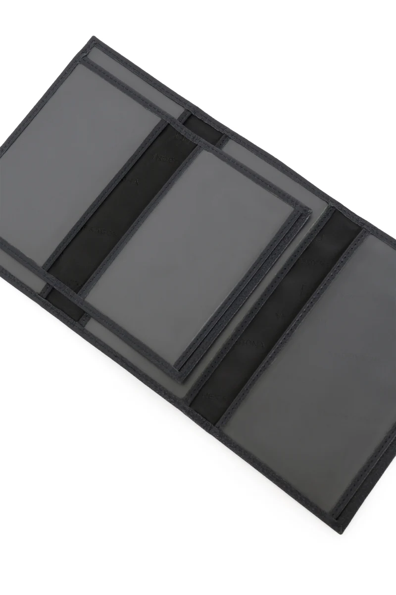 Porte-papiers - 3 volets - Cuir