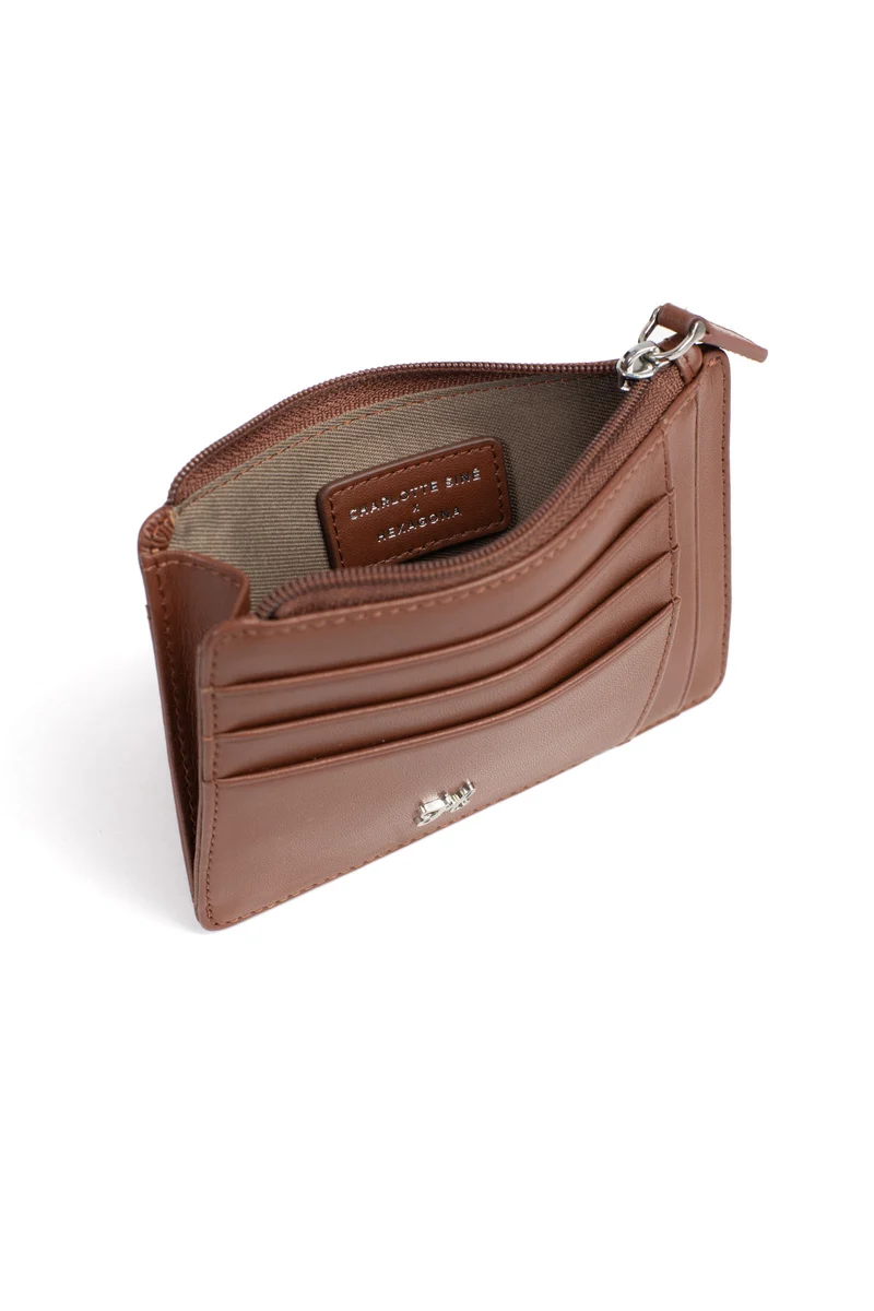 Charlotte - Porte-cartes - Cuir de vachette lisse