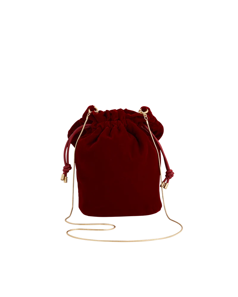 Ruby Red Bucket Bag