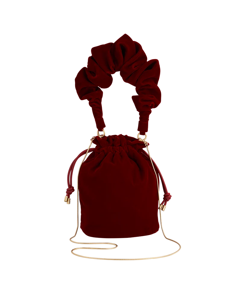 Ruby Red Bucket Bag