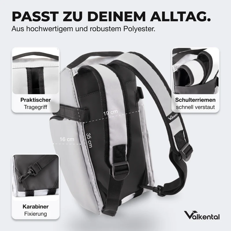 Trunk Bag - Sacoche de porte-bagages 3 en 1 à fixation par-dessus avec fonction sac à dos - Produit de deuxième choix
