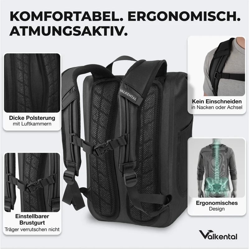 Sac à dos imperméable - Sac à dos imperméable et réfléchissant