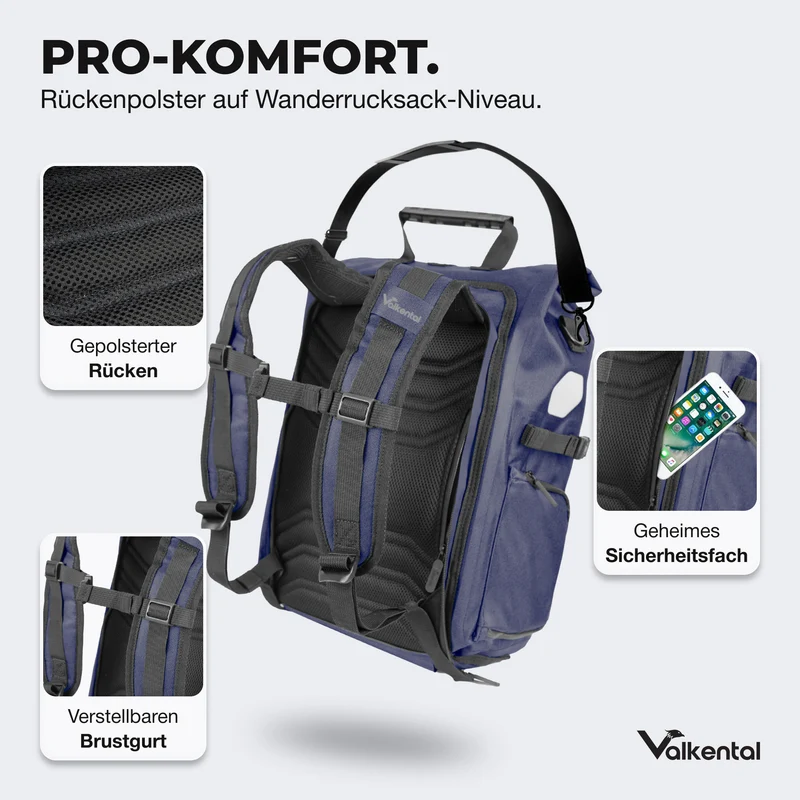 Sac de vélo ValkPro 3 en 1 - un produit polyvalent et ultra-fonctionnel - produit de deuxième choix
