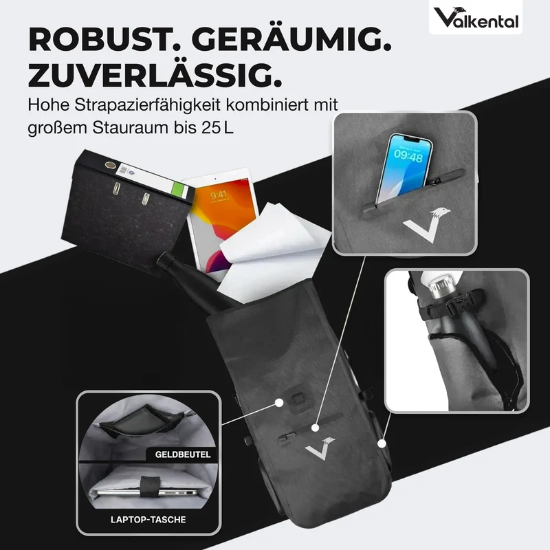 Sac de vélo ValkPro 3 en 1 - un produit polyvalent et ultra-fonctionnel - produit de deuxième choix