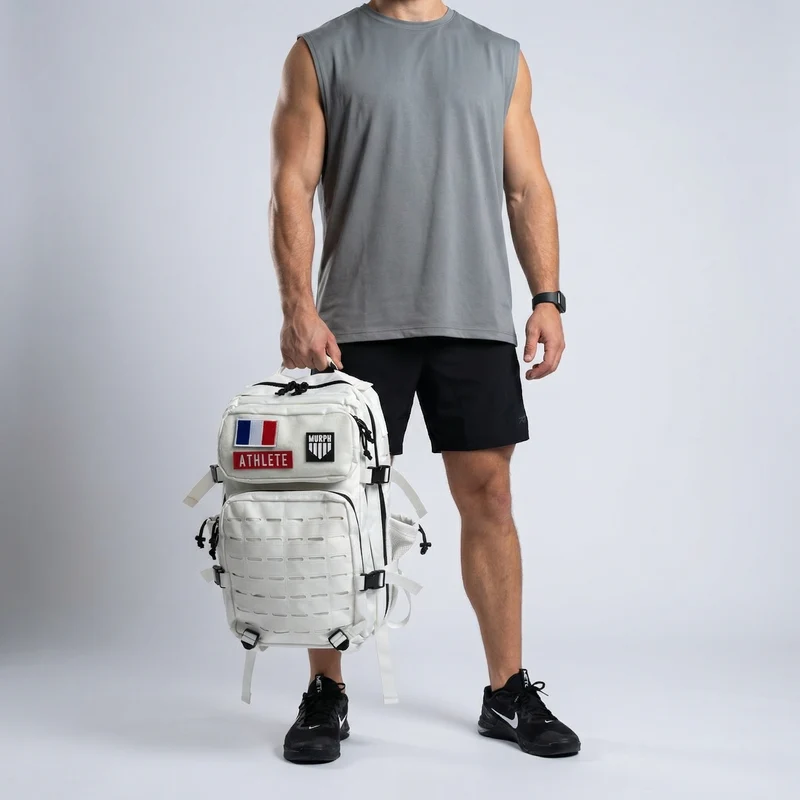 Sac à Dos Tactique 45L Hero - Blanc