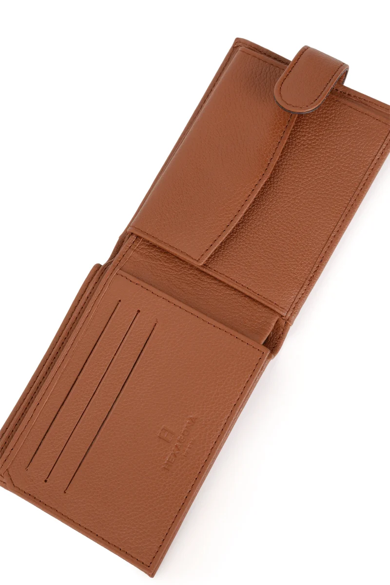 Portefeuille italien - 2 volets - Cuir