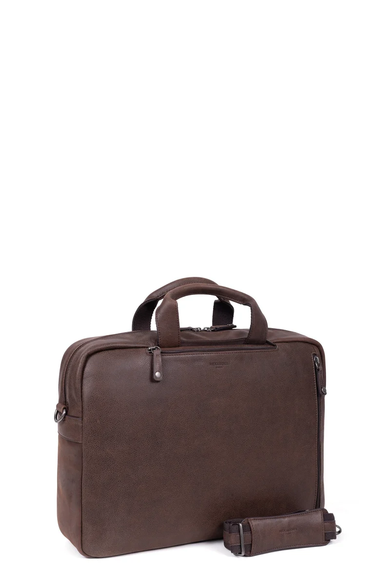 Sac transformable - 15" & A4 - Cuir