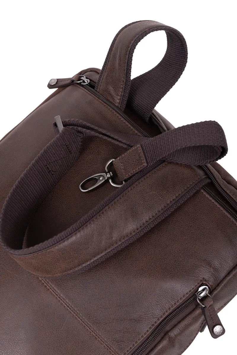 Sac transformable - 15" & A4 - Cuir