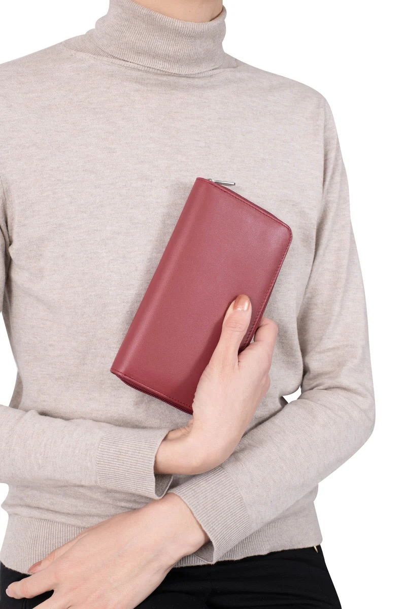 Portefeuille long - Cuir