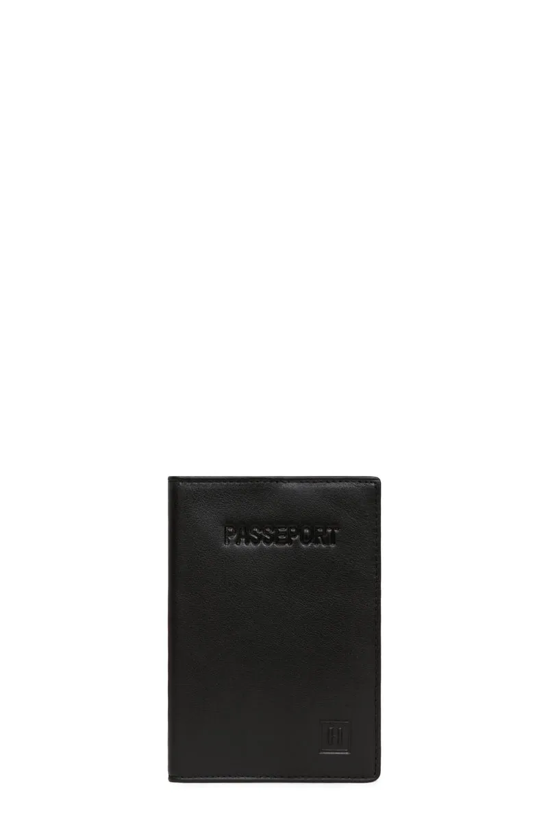 Porte-passeport - 1 volet - Cuir