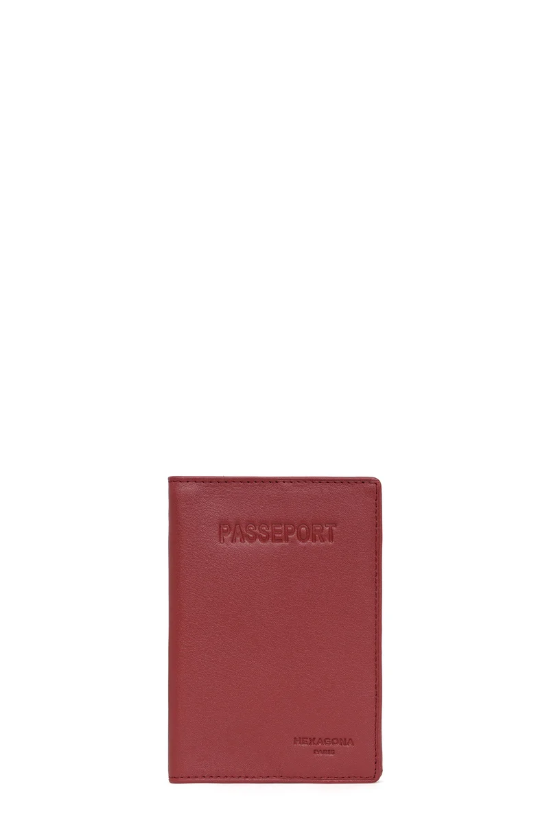 Porte-passeport - 1 volet - Cuir