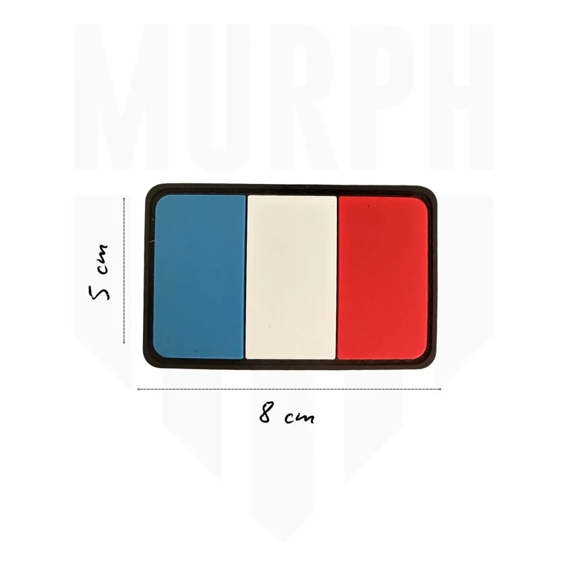 Patch Velcro - Drapeau France PVC