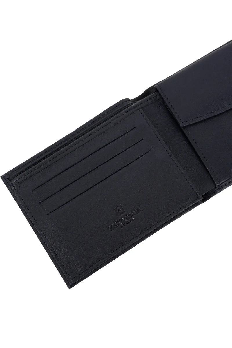 Portefeuille italien - 2 volets - Cuir