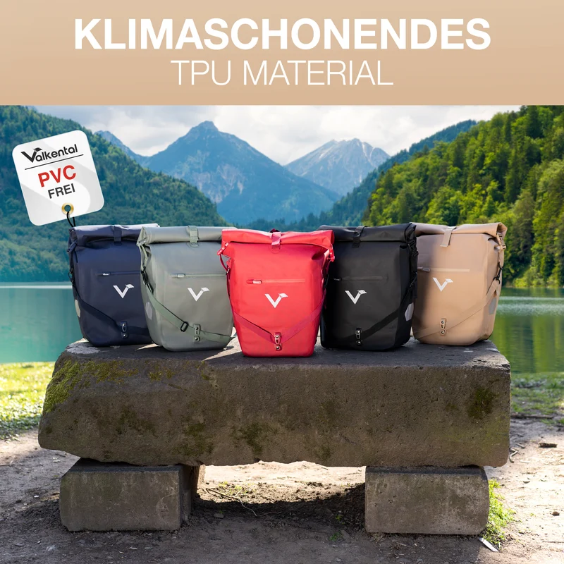 Sac à vélo Urban - Sac de porte-bagages 2 en 1 pratique au look urbain