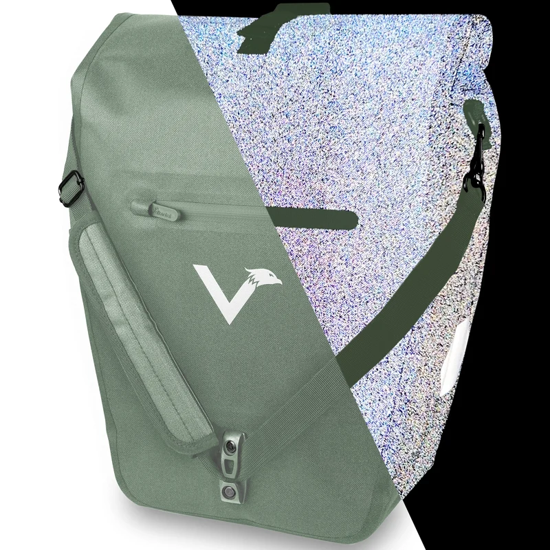 Sac à vélo Urban - Sac de porte-bagages 2 en 1 pratique au look urbain