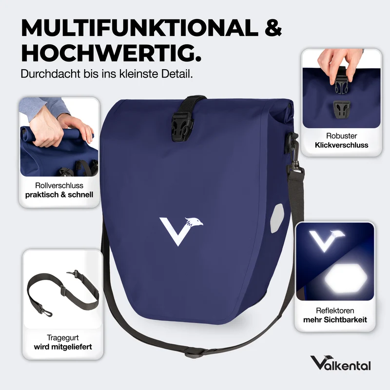 Sac à vélo - grand sac de porte-bagages imperméable - Produit de deuxième choix