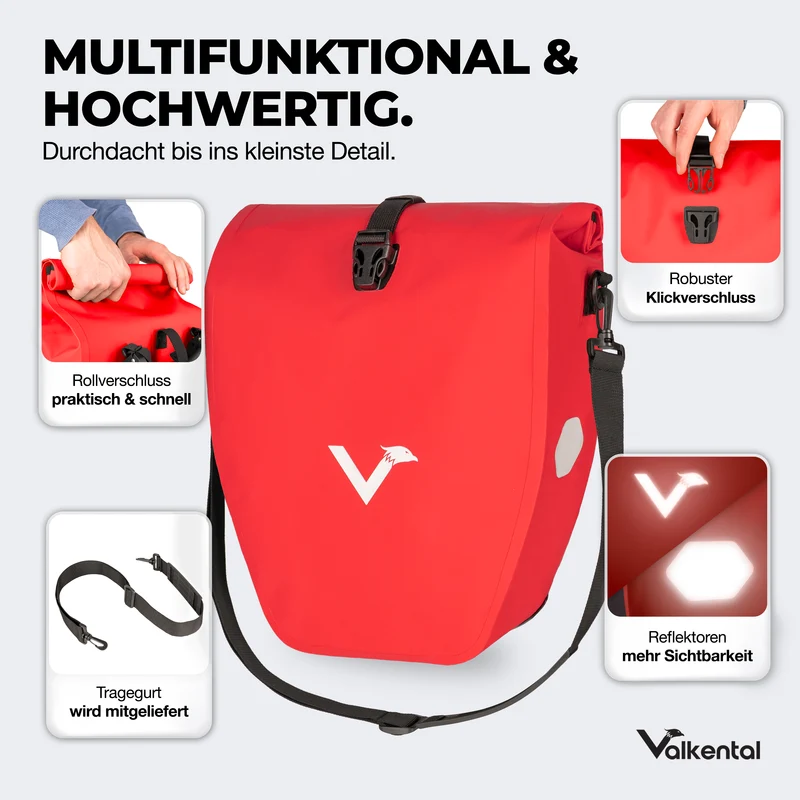 Sac à vélo - grand sac de porte-bagages imperméable - Produit de deuxième choix