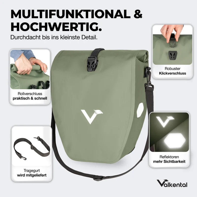 Sac à vélo - grand sac de porte-bagages imperméable - Produit de deuxième choix