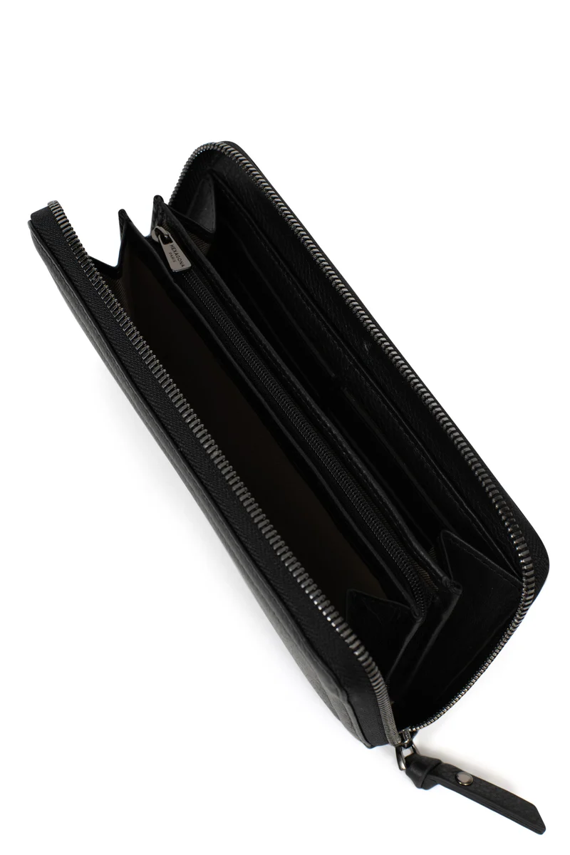 Portefeuille long - Stop RFID - Cuir